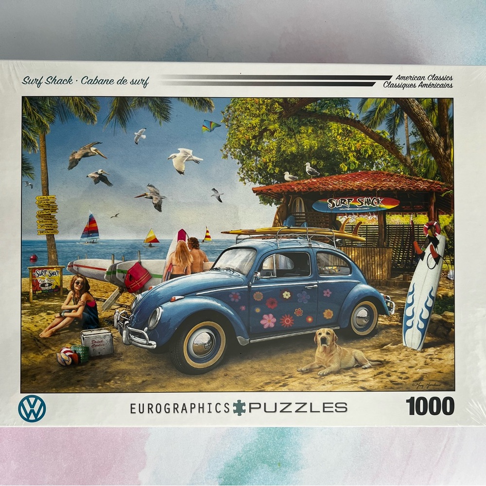 EUROGRAPHICS Surf Shack puzzle, factory sealed, 1000 pieces